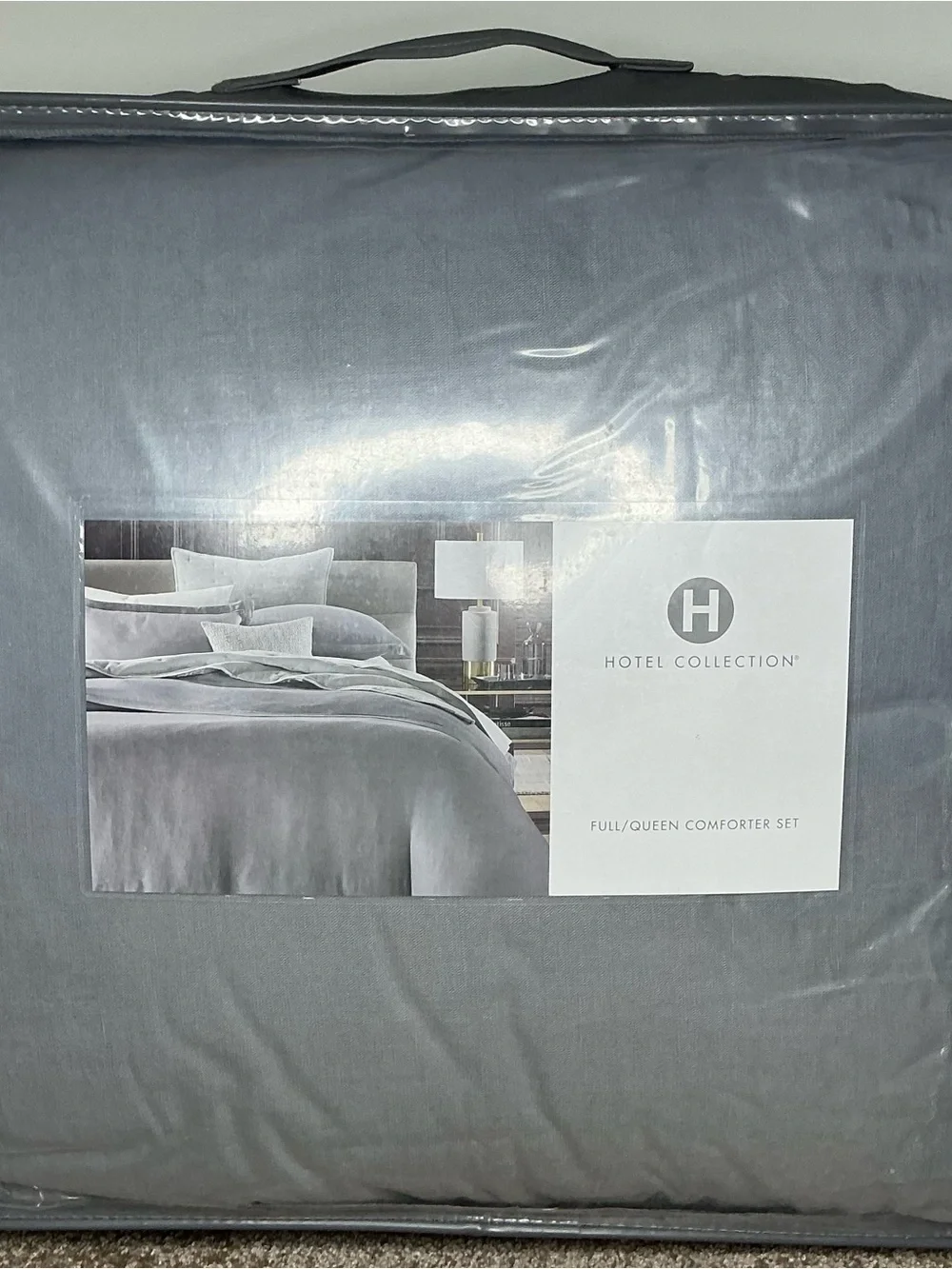 Hotel Collection Linen/Modal Blend 3-Pc. Comforter Set, Full/Queen